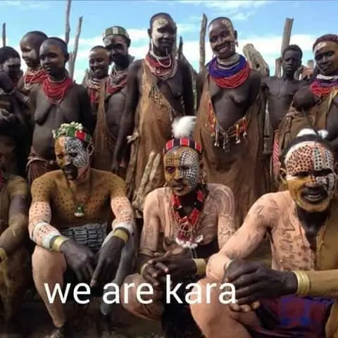 Karana hissa gilon wadankabe hissa wazan wadankabe/የካራ ህይዝብ በማንኛውም በይላዊ ሥራዓት ጊዜ/when the Kara people have any cultural cirmon or injoing time